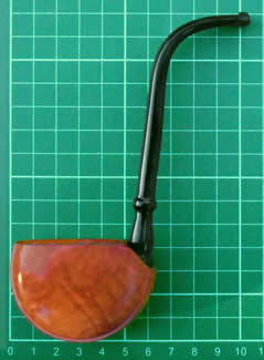 Rollkiss Vest Pocket pipe Churchwarden stem